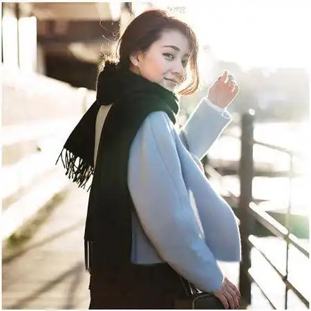 单纯头像女围巾