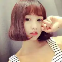 qq头像短发齐肩长发齐腰女生女神