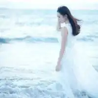 美女头像背影图片海边微信头像图片大全