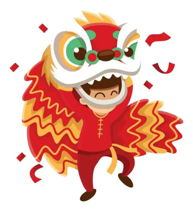 微信女生头像卡通可爱简约迎财神