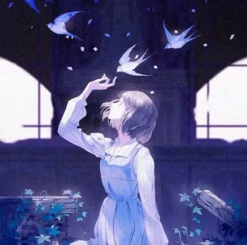 插画女头像酷陌陌