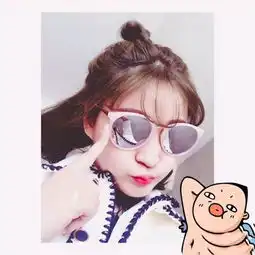 中长直发发型