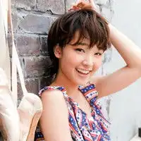 穿碎花的小清新女生浪漫可爱qq头像