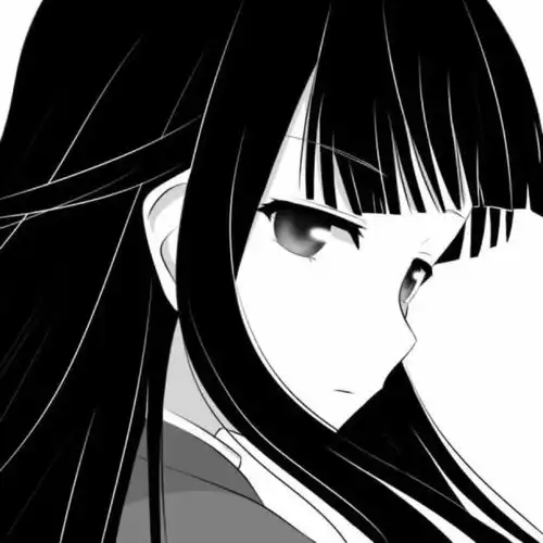 黑白漫画头像超好看的女