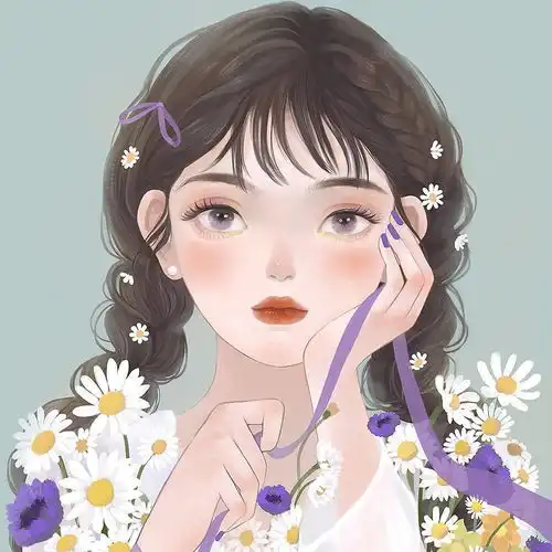 女生头像春节期间女孩们要保重哦