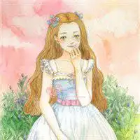 简单有爱插画女生头像微信头像图片大全