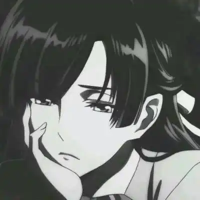 超火微丧动漫女生头像后来你抱着新欢,我喝着烈酒