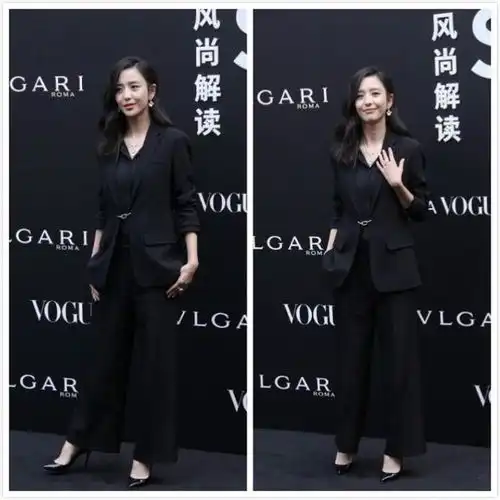 佟丽娅快放弃穿白色的服装吧,一点都不衬肤色,有点显黑