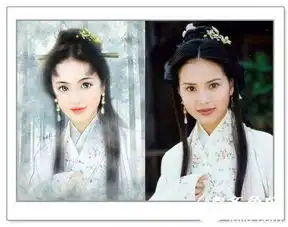范冰冰林心如刘亦菲赵薇胡歌明星手绘古装插图爆红