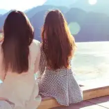 闺蜜头像一个人背影
