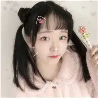 超可爱女生头像真人嘟嘴