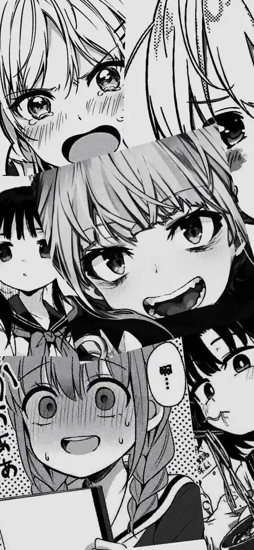 黑白动漫女生壁纸