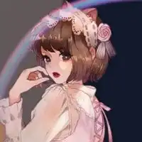 气质女头像漫画女生闺蜜