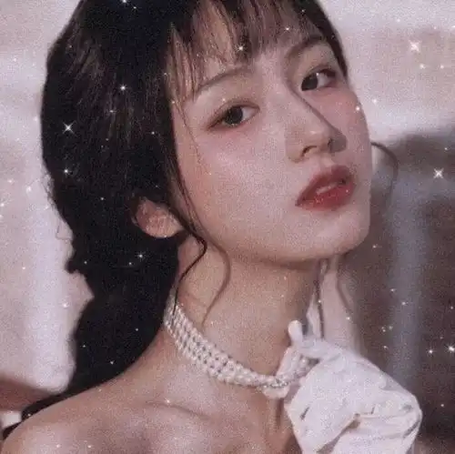 女生头像遮脸仙气可爱又