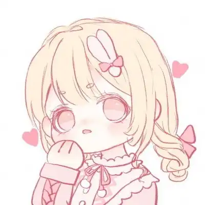 一组超可爱的动漫闺蜜头像