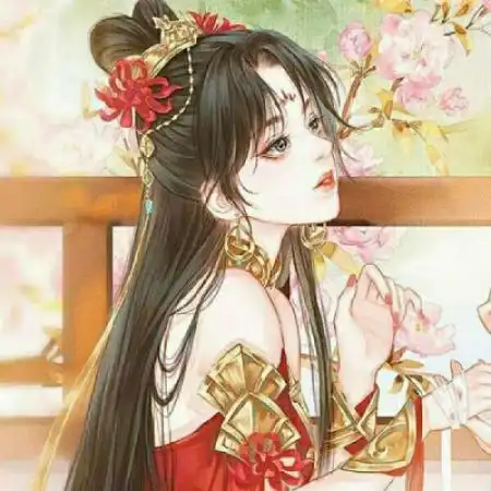 唯美古风头像女手绘手绘