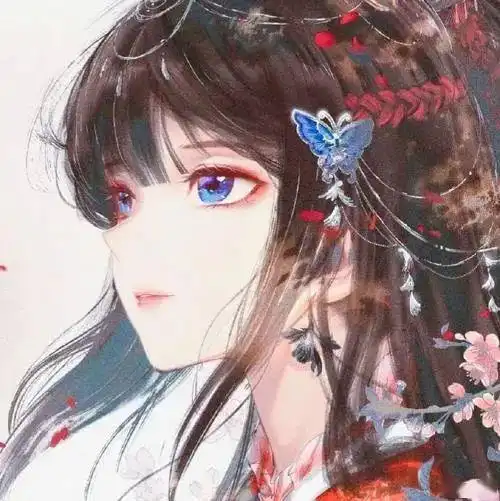 古风头像倚枯石一梦,密雪换飞絮