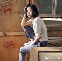 满满瘦脸心机的女生短发