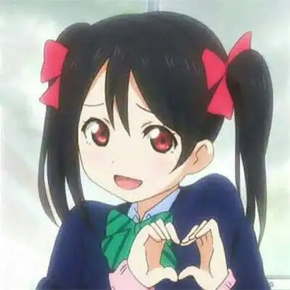 二次元女生头像萌萌哒,遇见你之前我是伤心的