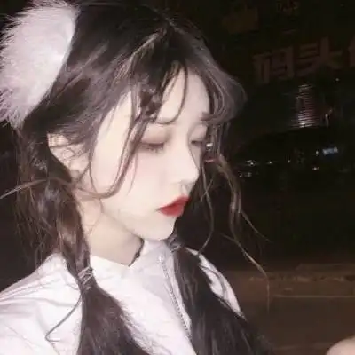 粉色控韩系少女头像2020新款高清真人软妹头像