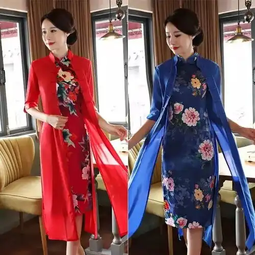穿旗袍的窈窕淑女,江南水乡的绝色美人