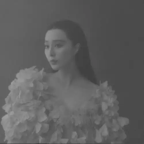 手绘黑白头像女红毯