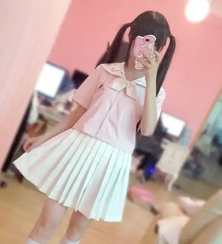 跪求一些女生穿短裙jk服的图片