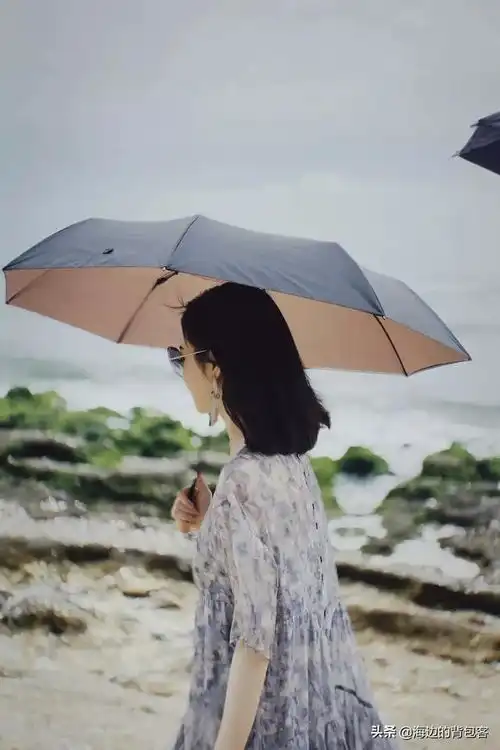 景甜的海边写真