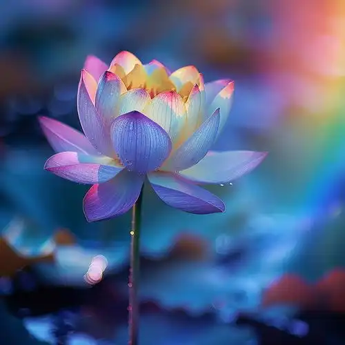 见莲花者护佑全家诸事顺心好运连连心想事成万事吉祥