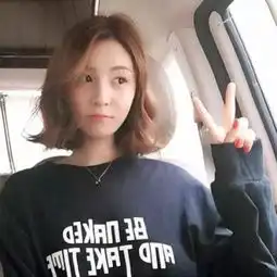 韩范短发女生头像笑容甜美可爱跟我矫情你没资格好吗