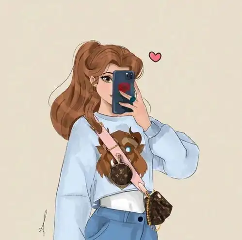 迪士尼头像手绘自拍迪士尼公主头像