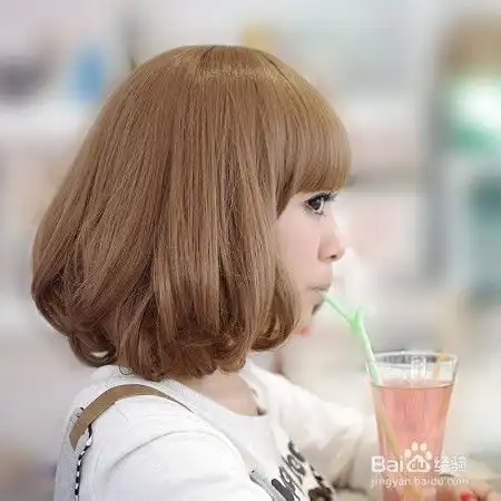 非主流带字头像女短发假发