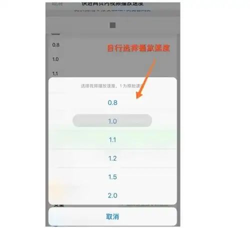 如何在ios手机端在线倍速观看网盘视频
