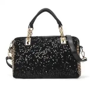 欧美头像女背着包包袋