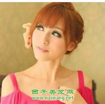 女生扎好看长发图片