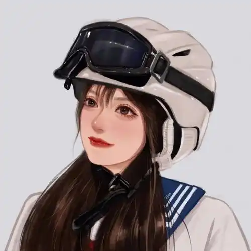 冷酷头像女照片黑帽子