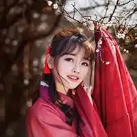 古风头像真人红衣微信头像图片大全