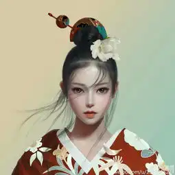 唯美古风头像女手绘李晓