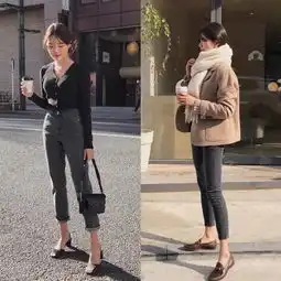 春季小个子女生日常穿搭技巧,粉色西服搭配白色休闲裤,美呆了