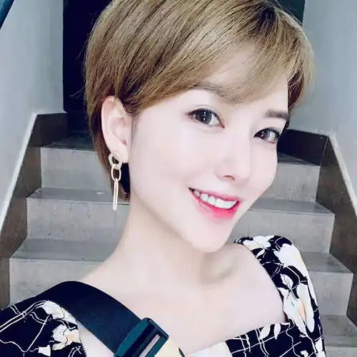 假发女短发bobo头修脸圆脸波波头帅气逼真短卷发蓬松自然短直发套