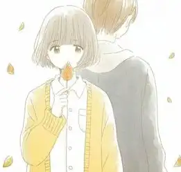 女生微信头像高级质感漫画情侣头像