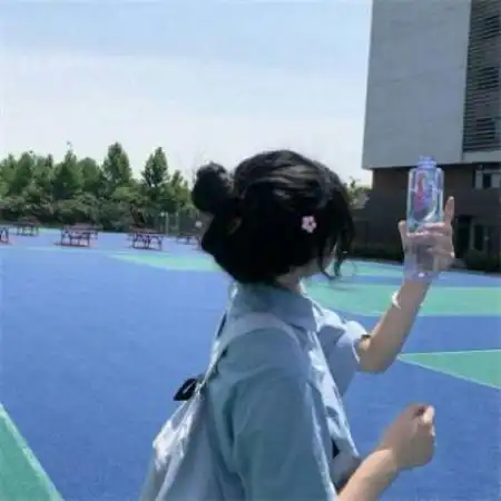 夕阳下的背影女生头像意