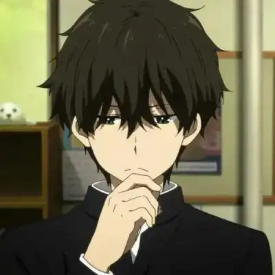 折木奉太郎头像高清忧伤帅气折木奉太郎同人头像