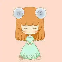 白羊座头像女卡通图片不