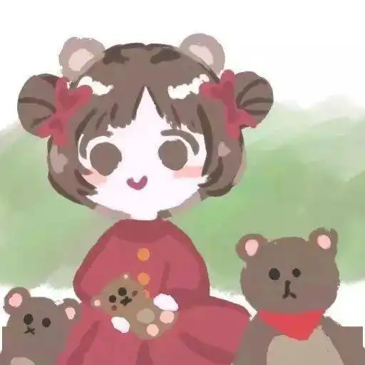 简笔动漫头像,太萌了