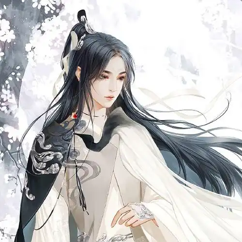女孩子也会沦陷的古风男头日色已尽花含烟月明欲素愁不眠
