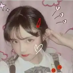 女生头像可爱呆萌小孩真人侧脸小女孩头像