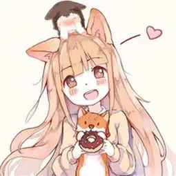 想找一对情侣头像,男生和女生都有猫耳,抱着许多猫