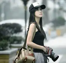 摄影师头像女性的美女