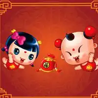 卡通红色头像女鼠年